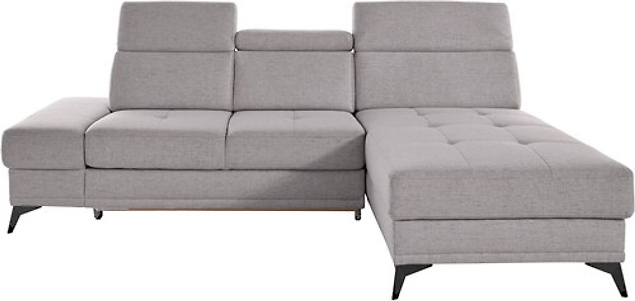 Home affaire Ecksofa »Cardiz L-Form« inkl.Kopfteilverstellung und Federkern günstig online kaufen