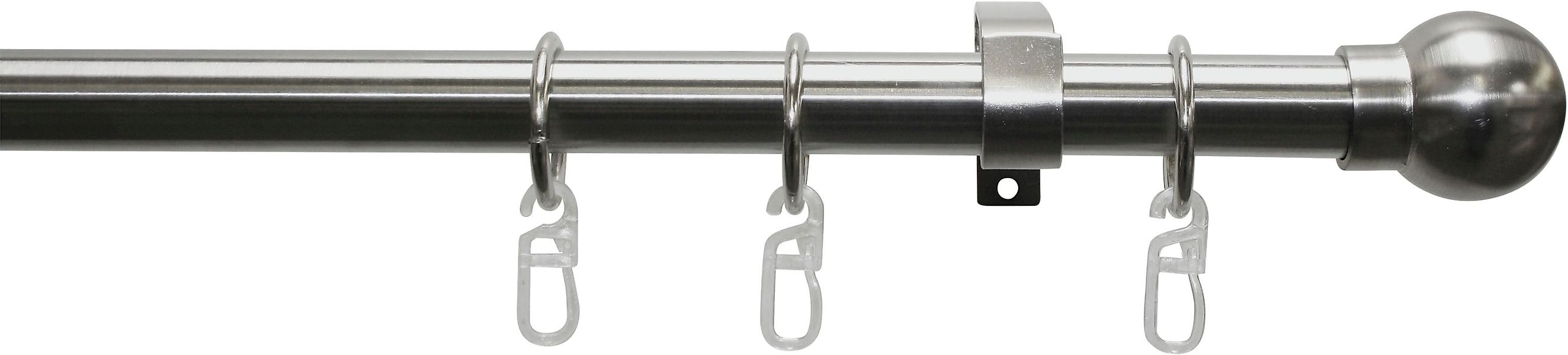 GARDINIA Gardinenstange Set Metall, 1-läufig, Fixmaß, günstig online kaufen