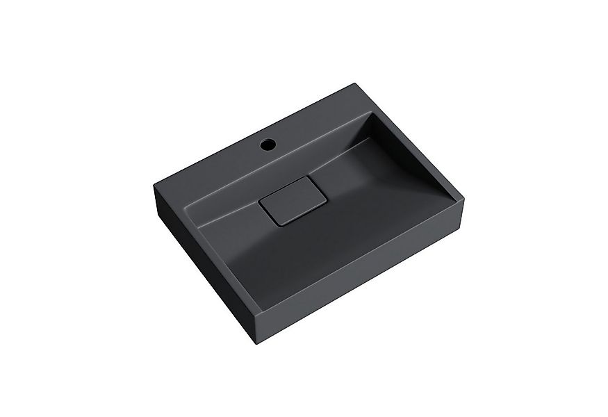 doporro Waschbecken Aufsatzwaschbecken Waschtisch aus Mineral mit Ablaufgar günstig online kaufen