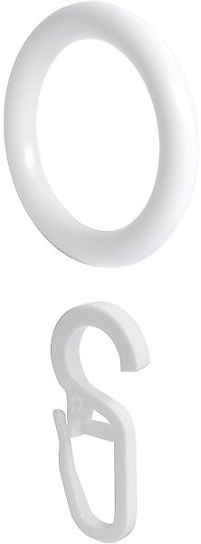 Liedeco Gardinenring, Gardinenstangen, (Packung, 10-St., mit günstig online kaufen