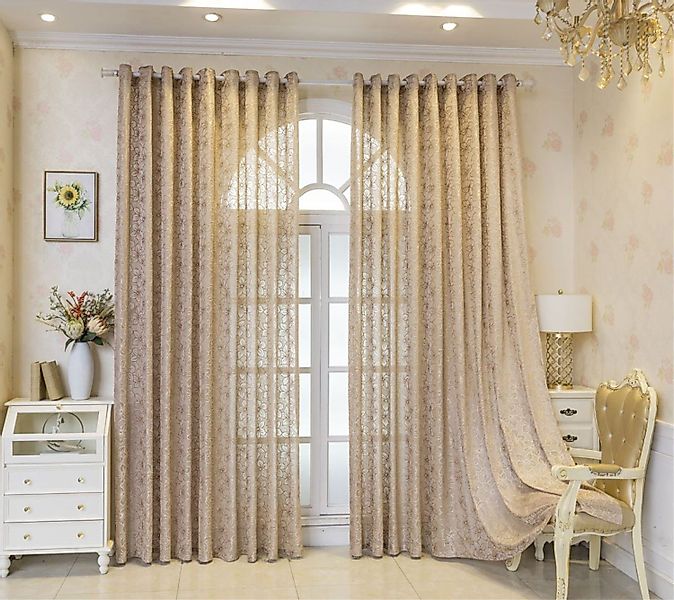 BYSURE Gardine (2 St), Ösen, halbtransparent, günstig online kaufen