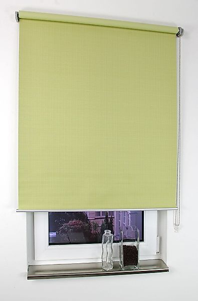 Seitenzugrollo Struktur, Liedeco, verdunkelnd, mit Bohren, günstig online kaufen