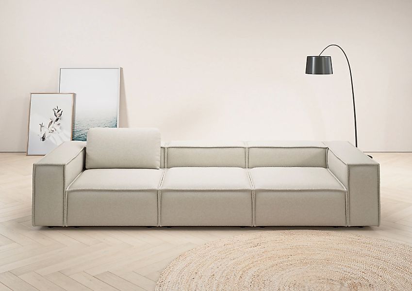 Home affaire 3,5-Sitzer "Watertown, modernes Big-Sofa XXL, 336 cm Breite, a günstig online kaufen