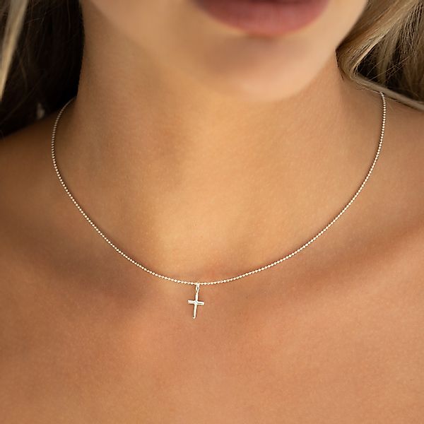 iz-el Silberkette Kette Kreuz 925 Silber, günstig online kaufen