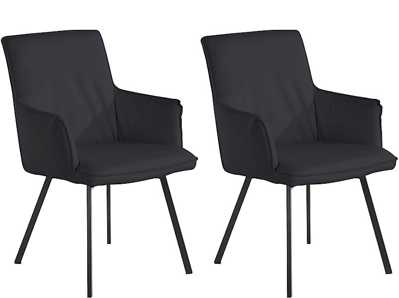 loft24 Armlehnstuhl Sonja (2er-Set), Bezug aus günstig online kaufen