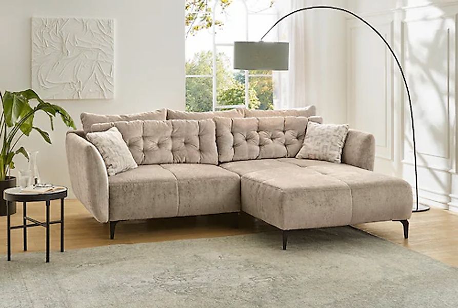 Jockenhöfer Gruppe Ecksofa »Salo L-Form« im Retrolook mit Wellenfederung un günstig online kaufen