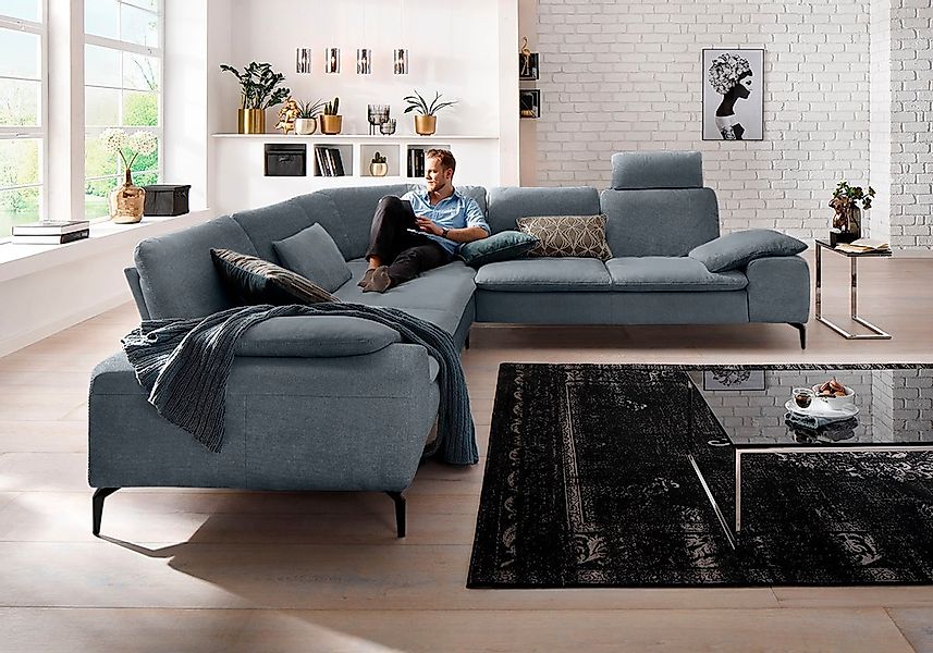 W.SCHILLIG Ecksofa "valentinoo, Designsofa, elegant und bequem, L-Form" mit günstig online kaufen