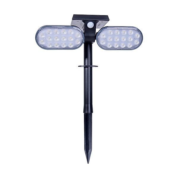Näve LED-Solar-Strahler Paco Schwarz 31,9 cm x 23,2 cm x 15,5 cm günstig online kaufen