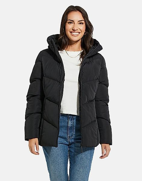 Threadbare Wintermantel THB Pencil Padded Coat With Funnel Neck (1-tlg) mit günstig online kaufen