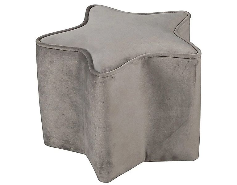 roba® Kinderhocker Kinderhocker Hocker Stoffsitz Samtstoff Sternform Sitz B günstig online kaufen