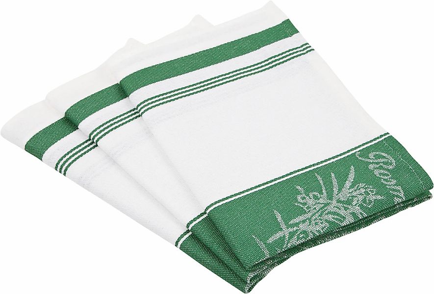 ROSS Geschirrtuch "Exclusiv" Mittelstreifen mit Kräutern, 50x70 cm günstig online kaufen