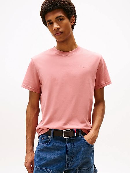Tommy Jeans T-Shirt "TJM SLIM LINEAR CHEST TEE EXT", Mit Rundhalsausschnitt günstig online kaufen