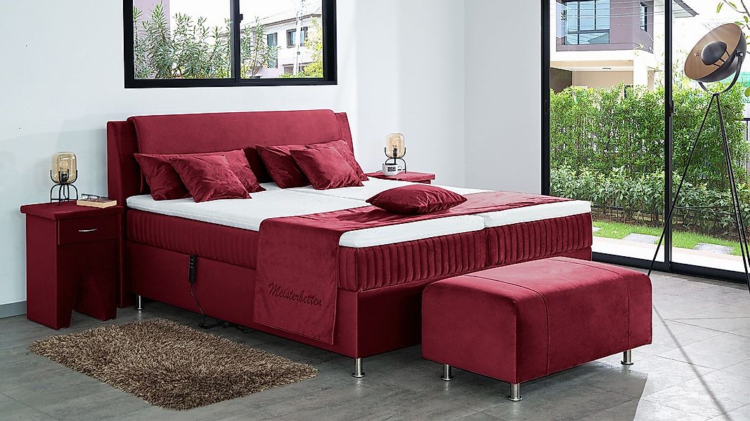 Meisterbetten Boxspringbett Mari (mit Motor, 7-Zonen günstig online kaufen