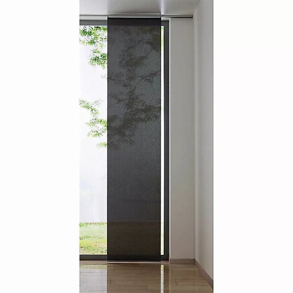 home24 mydeco Flächenvorhang Cool Grau Modern 60x300 cm (BxH) Kunstfaser günstig online kaufen