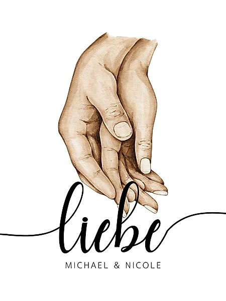 JUSTGOODMOOD Poster Poster Familie Personalisiert mit günstig online kaufen