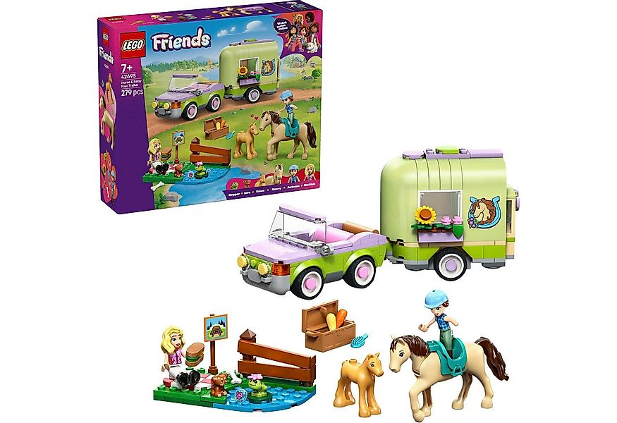 LEGO® Pferd und Fohlen mit Pferdeanhänger (42695), LEGO Friends Konstruktio günstig online kaufen