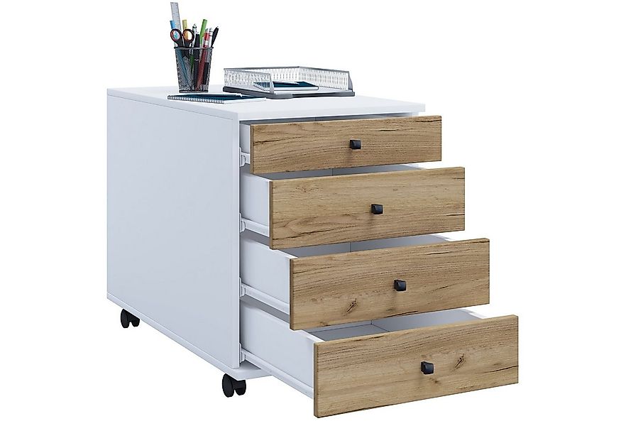 VCM Rollcontainer Rollcontainer Bürocontainer Schublade Lona 50 cm günstig online kaufen