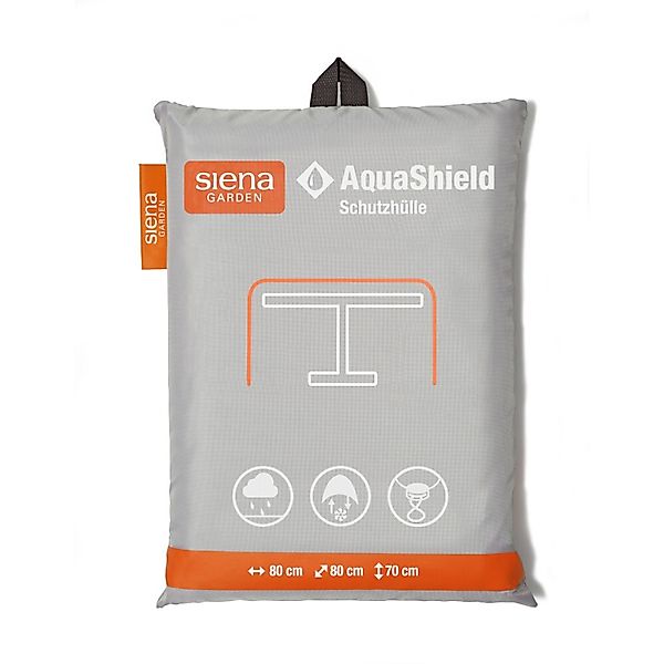 Siena Garden Tischhülle AquaShield 80 cm x 80 cm x 70 cm Hellgrau günstig online kaufen