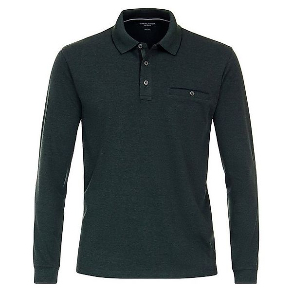 CASAMODA Langarm-Poloshirt Große Größen CasaModa Langarm-Poloshirt dunkelgr günstig online kaufen