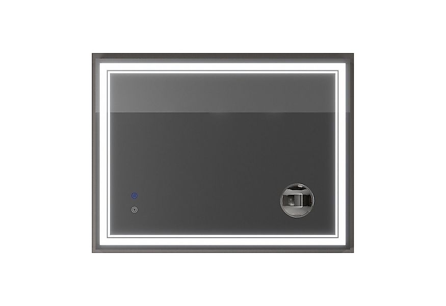 Mondeer Badspiegel Badezimmerspiege (IP44), 80x60cm mit Touch-Schalter und günstig online kaufen