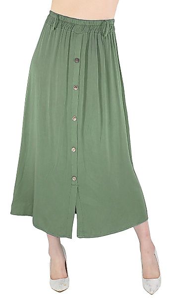 dy_mode Strandrock Damen Sommerrock in Midi-Länge günstig online kaufen