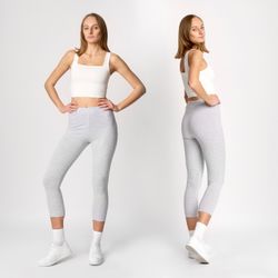 Ladeheid Leggings Damen 3/4 Capri Hose günstig online kaufen