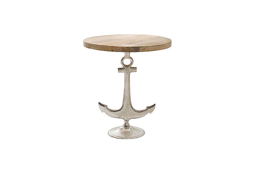riess-ambiente Beistelltisch SEVEN SEAS 50cm natur / silber, Schlafzimmer · günstig online kaufen