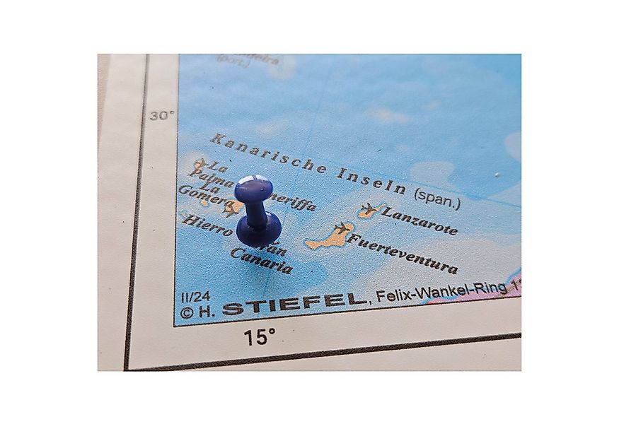 STIEFEL Pinnwand Deutschland physisch auf Wabenplatte zum Pinnen, 56 x 76 c günstig online kaufen