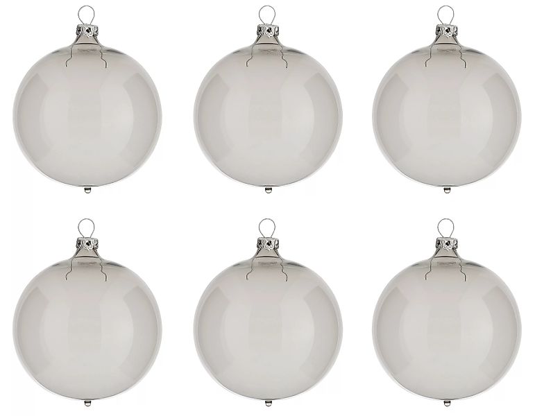 Thüringer Glasdesign Weihnachtsbaumkugel "Transparent, Weihnachtsdeko, Chri günstig online kaufen