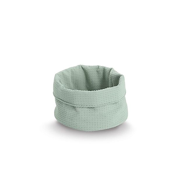 Zeller Present Aufbewahrungskorb, Waffelpiqué, Polyester, mint, günstig online kaufen