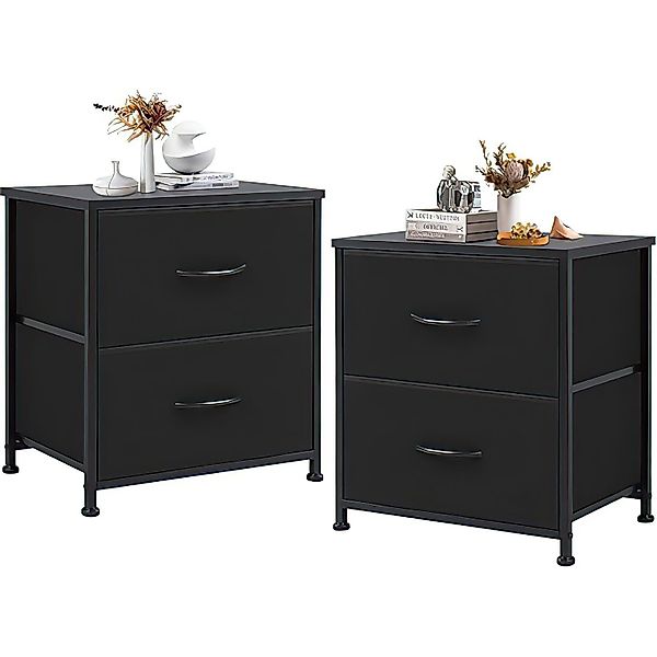 SURFOU Nachttisch 2er Nightstand Kommode Beistelltisch günstig online kaufen