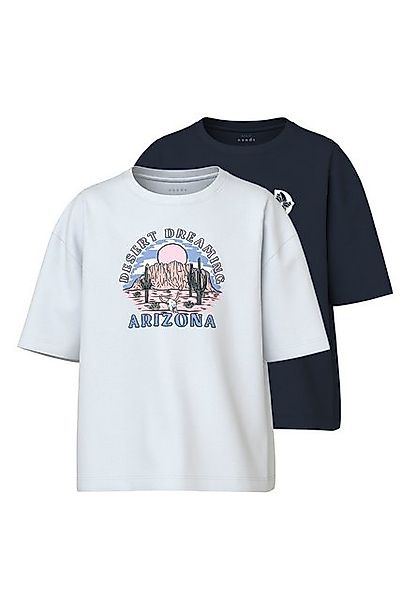 Name It Kurzarmshirt NKFVEEN 2P SS RLX TOP (Packung, 2-tlg) günstig online kaufen