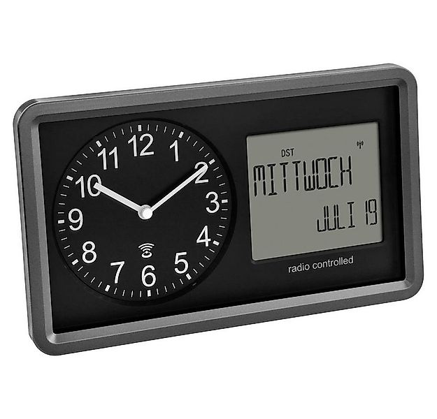 TFA Dostmann Wanduhr Analoge Funkuhr mit Kalender 60.3552 60.3552.01 günstig online kaufen