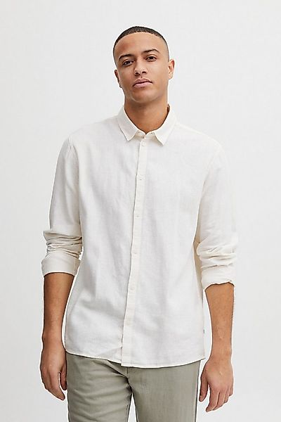 !Solid Langarmhemd SDEnea Atmungsaktives Langarmhemd aus Leinenmix günstig online kaufen