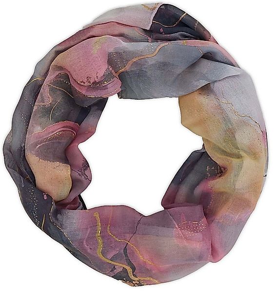 styleBREAKER Loop Loop Aquarell Glow Metallic Akzente, (1-St) günstig online kaufen