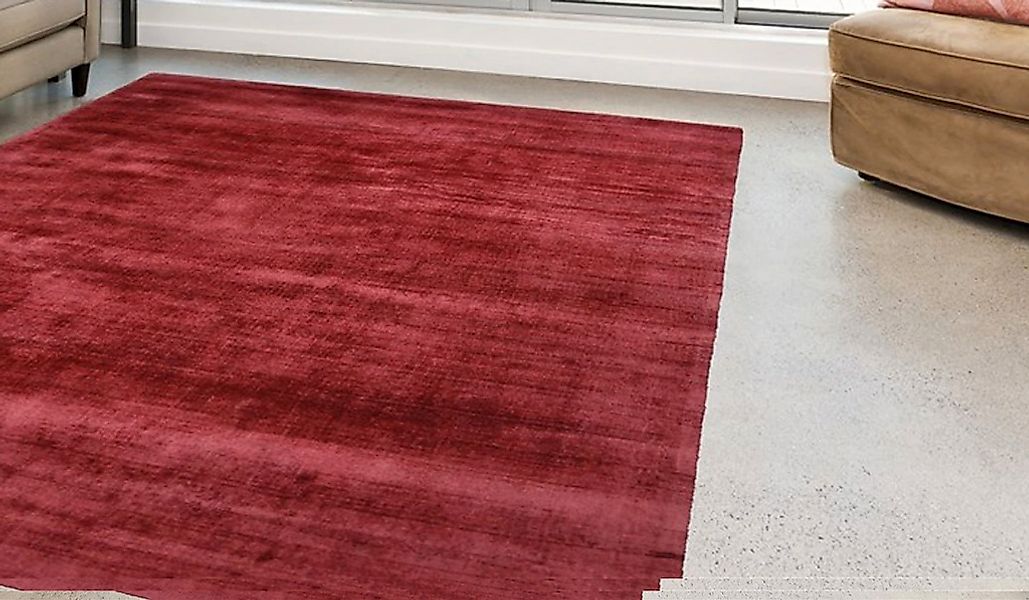 calo-deluxe Teppich "Viteox 200" rechteckig 13 mm Höhe Viskose, Kurzflor, W günstig online kaufen