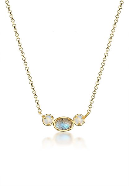 Elli Premium Kette mit Anhänger Mondstein günstig online kaufen