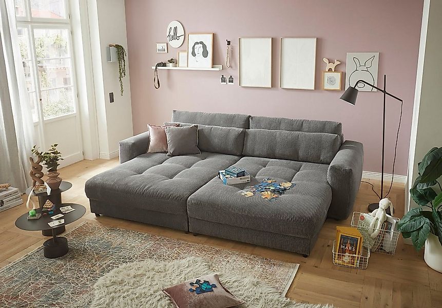 ED EXCITING DESIGN Big-Sofa Loveseat, 2-Sitzer, Barura, Breite 292, 2 Teile günstig online kaufen