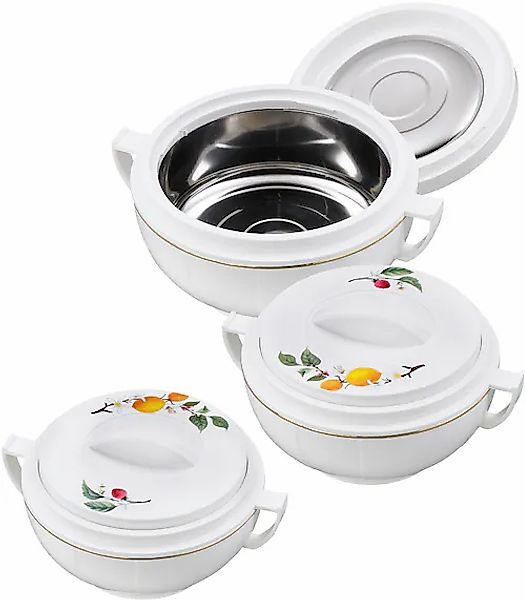 KING Thermobehälter »CITRUS«, (Set, 3 tlg.), Innenschüsseln aus Edelstahl günstig online kaufen