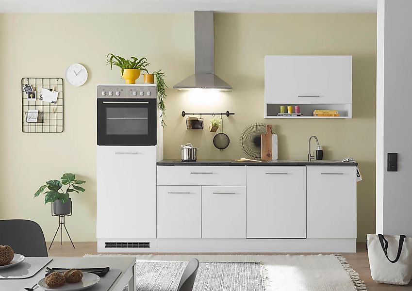 BASIC by Balculina Küchenzeile "Eddi" Breite 260 cm, wahlweise mit E-Geräte günstig online kaufen