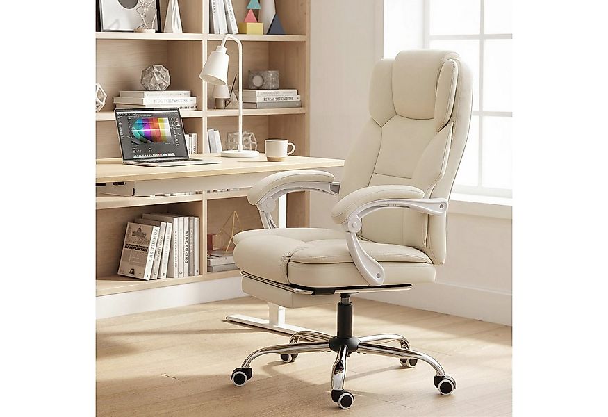 HOMCOM Schreibtischstuhl Bürostuhl (Bürostuhl mit Liegefunktion, 1 St), höh günstig online kaufen