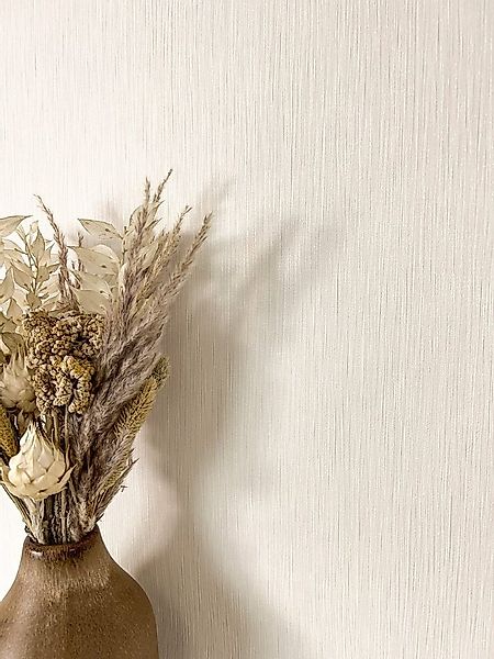 Newroom Vliestapete, Creme Tapete Modern Unifarbe - Universal Einfarbig Wei günstig online kaufen