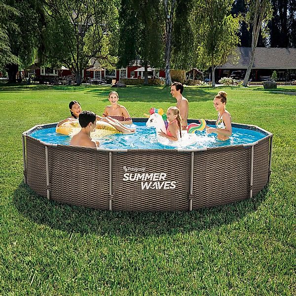 Summer Waves | Swimmingpool Active Frame Rattan günstig online kaufen