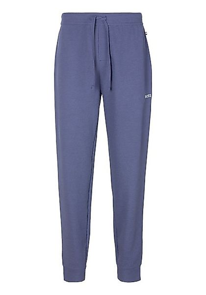 BOSS Pyjamahose Waffle Pants Cuff mit Logostickerei günstig online kaufen