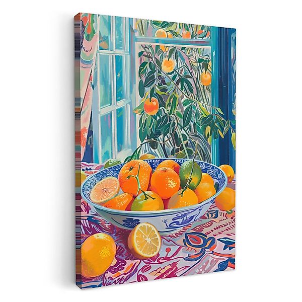 OneMillionCanvasses® Leinwandbild Stilleben - Farbenfroh - günstig online kaufen