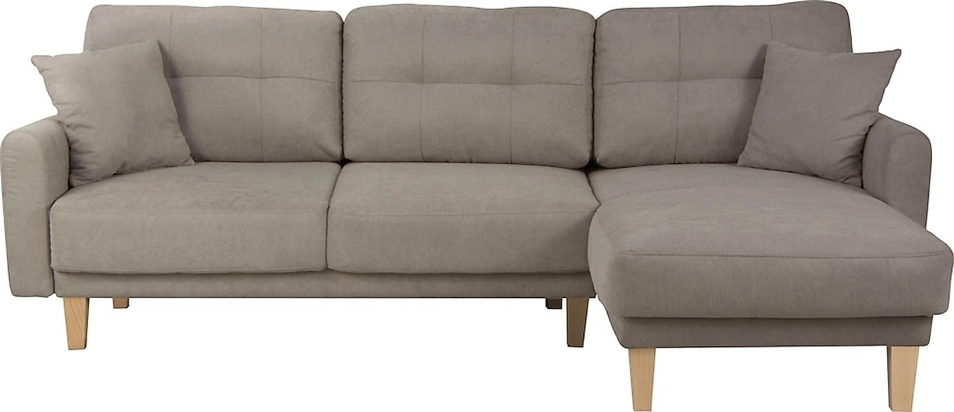 Home affaire Ecksofa "TRIPLO optionale Schlafsofa mit Bettkasten, Maße B/T/ günstig online kaufen