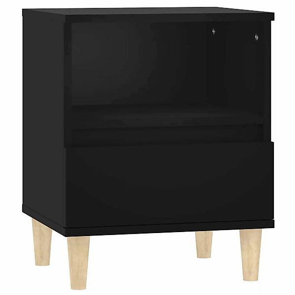 Vidaxl Nachttisch Schwarz 40x35x50 Cm günstig online kaufen