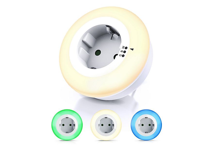 Brandson LED Nachtlicht Nacht & Orientierungslicht mit Steckdose, Helligkei günstig online kaufen