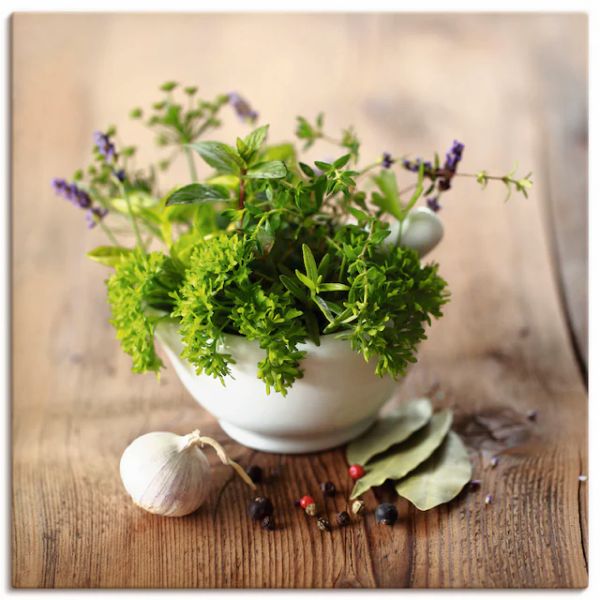 Artland Wandbild »Verschiedene Kräuter - Küche« Arrangements 1 Stk. tlg. al günstig online kaufen