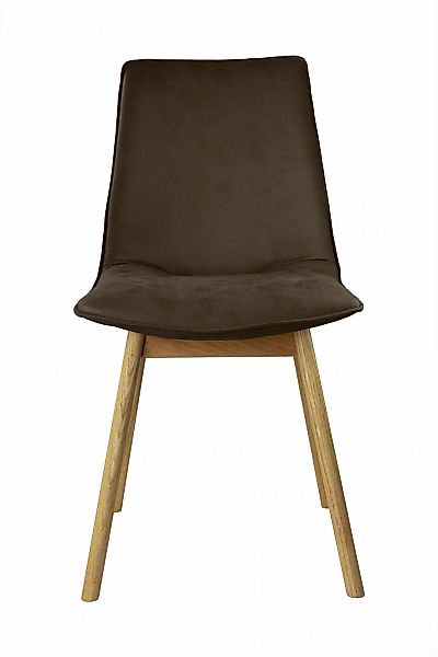 andas Esszimmerstuhl "Ramon", (Set), 2 St., Microfaser, mit Massivholzbeine günstig online kaufen